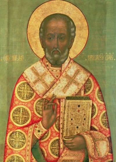 St. Nicholas, Moscow School by Russian School